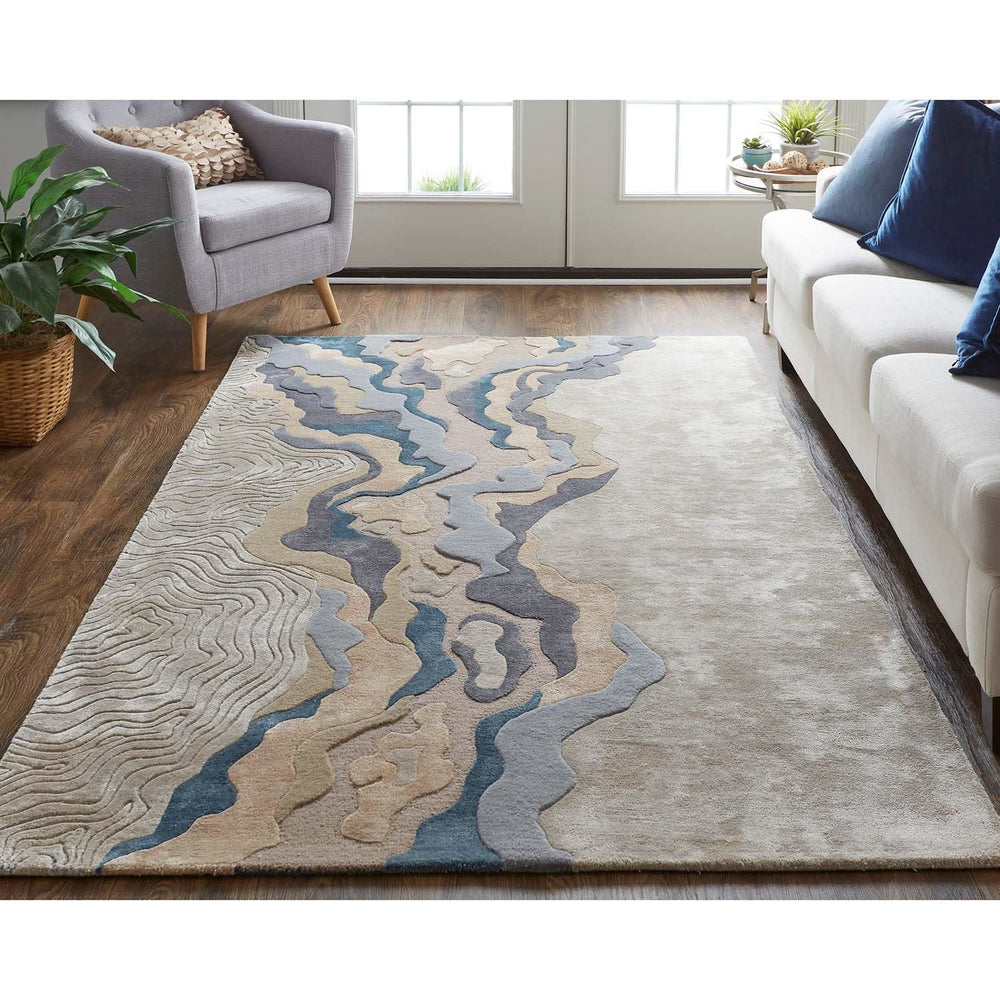 Abstract Modern Hand Tufted Carpet