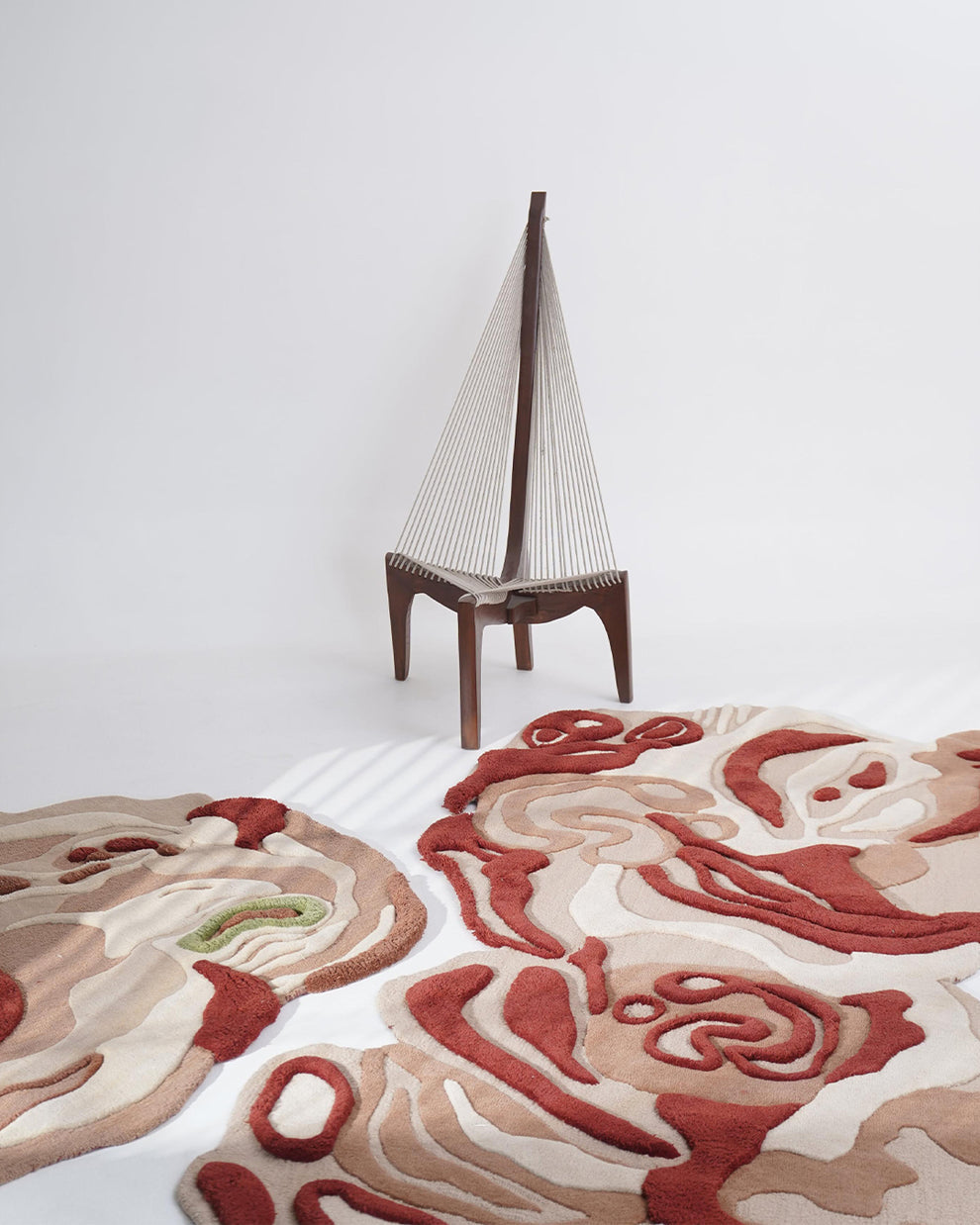 Modern Abstract Design Hand Tufted Carpet