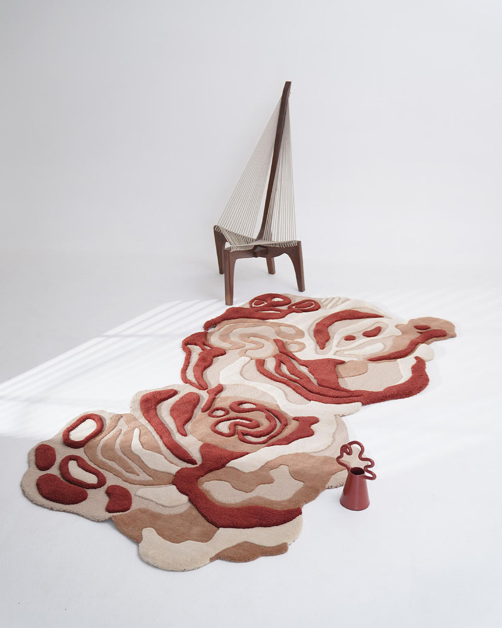 Modern Abstract Design Hand Tufted Carpet